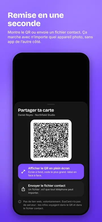 EssCard: Partager