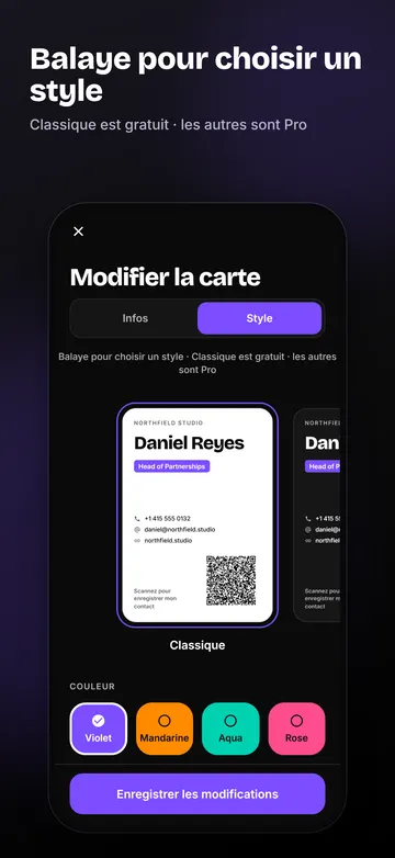 EssCard: Styles de carte