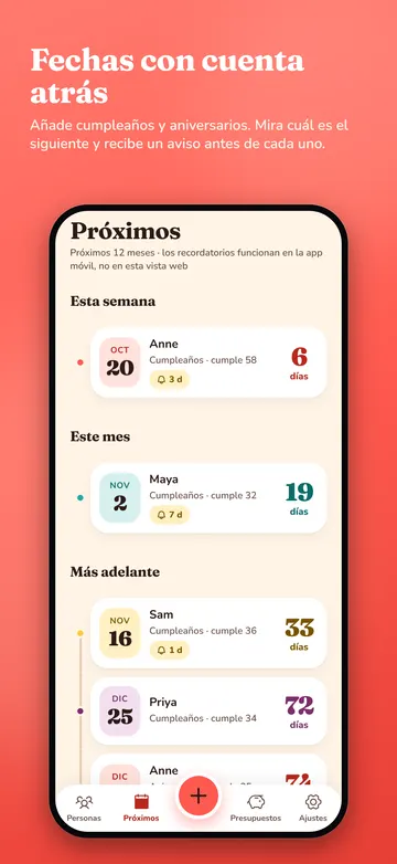 EssGift: Próximas fechas