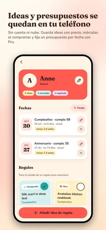 EssGift: Ideas de regalo