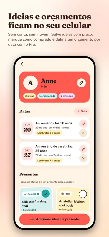 EssGift: Ideias de presentes